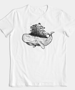 Футболка "Whale & Trees"