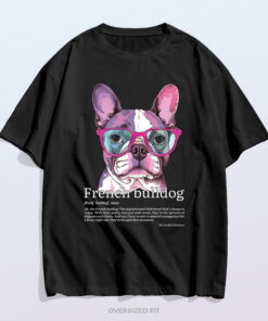 Альтернативний вигляд French bulldog glasses